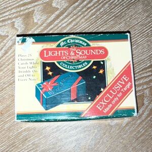 Christmas Lights and Sounds Collectible Box